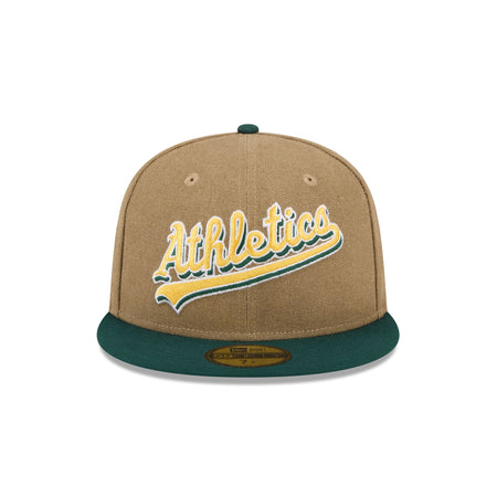 Oakland Athletics Canvas Crown 59FIFTY Fitted