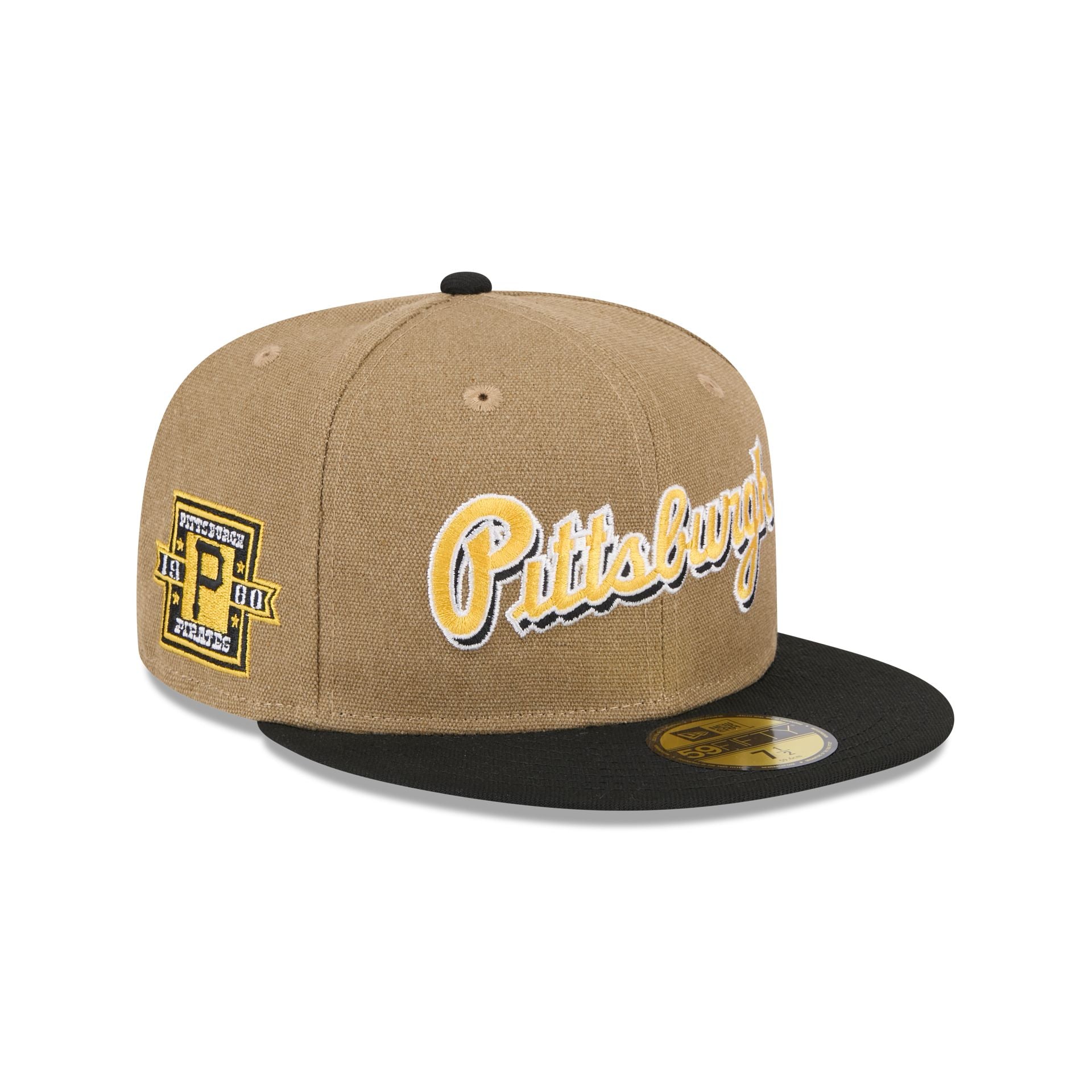 Pittsburgh Pirates Canvas Crown 59FIFTY Fitted Hat – New Era Cap