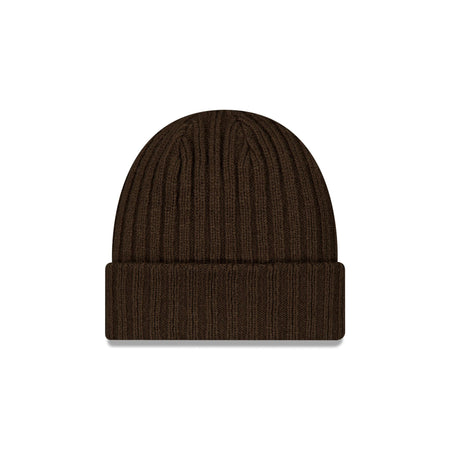 Alpha Industries x New Era Brown Cuff Knit Hat