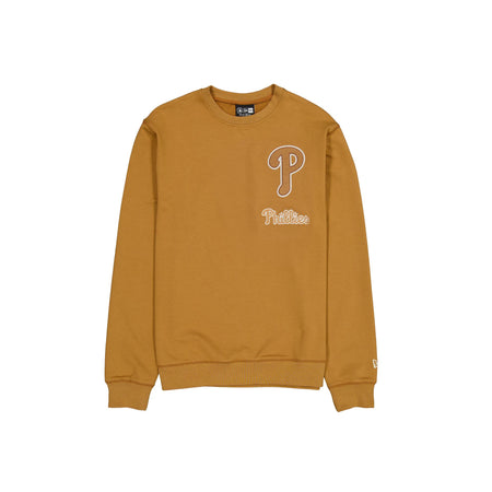 Philadelphia Phillies Light Bronze Logo Select Crewneck