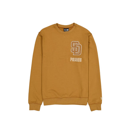 San Diego Padres Light Bronze Logo Select Crewneck