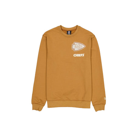 Kansas City Chiefs Light Bronze Logo Select Crewneck