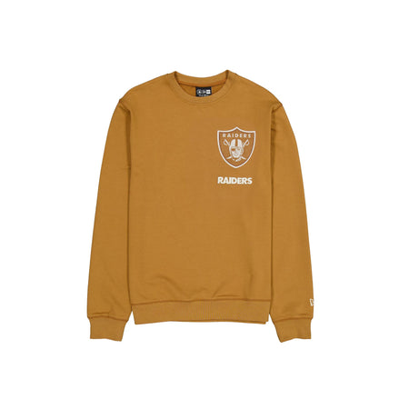 Las Vegas Raiders Light Bronze Logo Select Crewneck