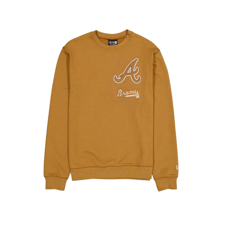 Atlanta Braves Light Bronze Logo Select Crewneck