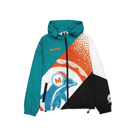 Miami Dolphins Sport Classics Color Block Windbreaker