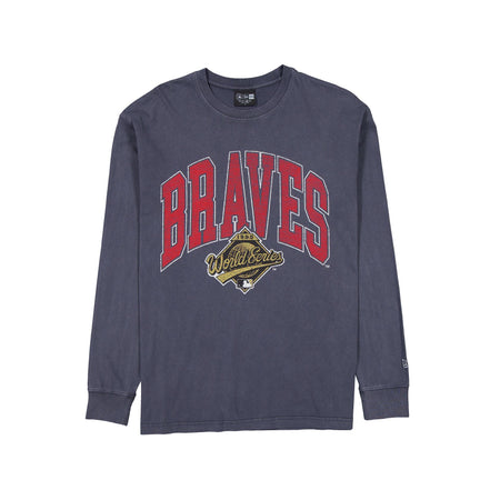 Atlanta Braves Oversized Essentials Long Sleeve T-Shirt