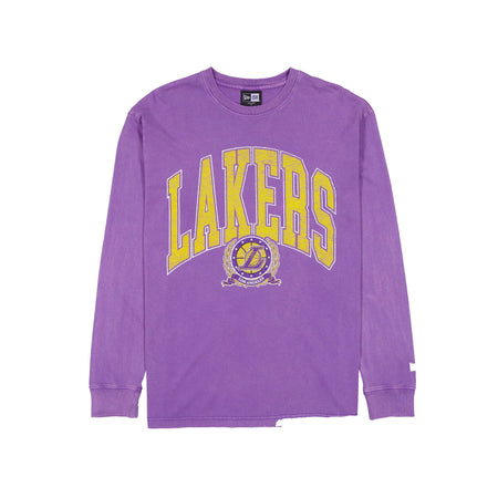 Los Angeles Lakers Oversized Essentials Long Sleeve T-Shirt