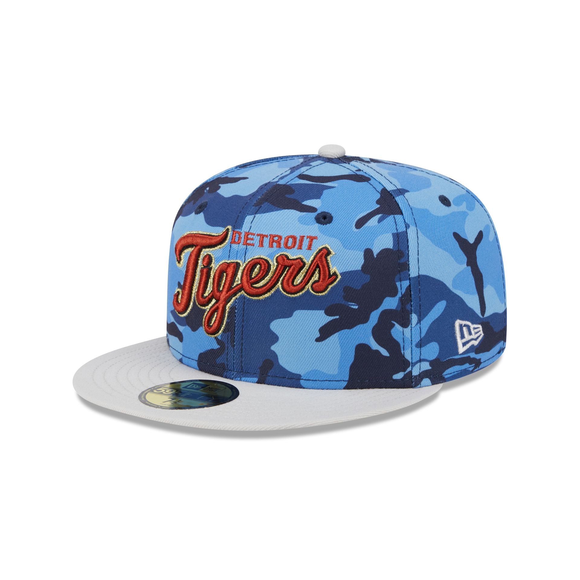 Detroit Tigers Blue Camo 59FIFTY Fitted