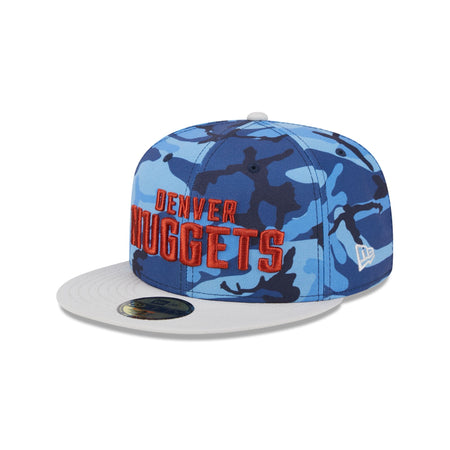 Denver Nuggets Blue Camo 59FIFTY Fitted Hat