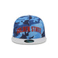 Golden State Warriors Blue Camo 59FIFTY Fitted Hat