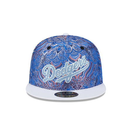 Los Angeles Dodgers Wave Fill 59FIFTY Fitted Hat