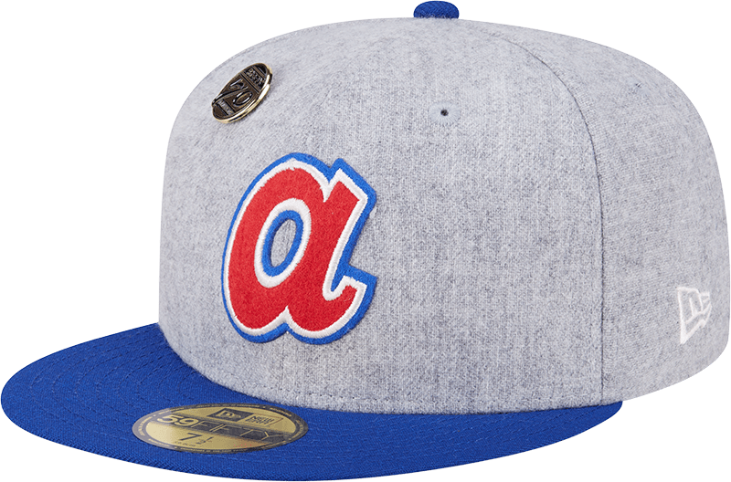 Atlanta Braves 70th Anniversary Gray 59FIFTY Fitted