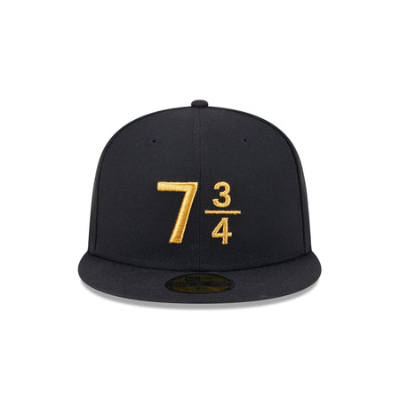 New Era Cap Signature Size 7 3/4 Black 59FIFTY Fitted Hat