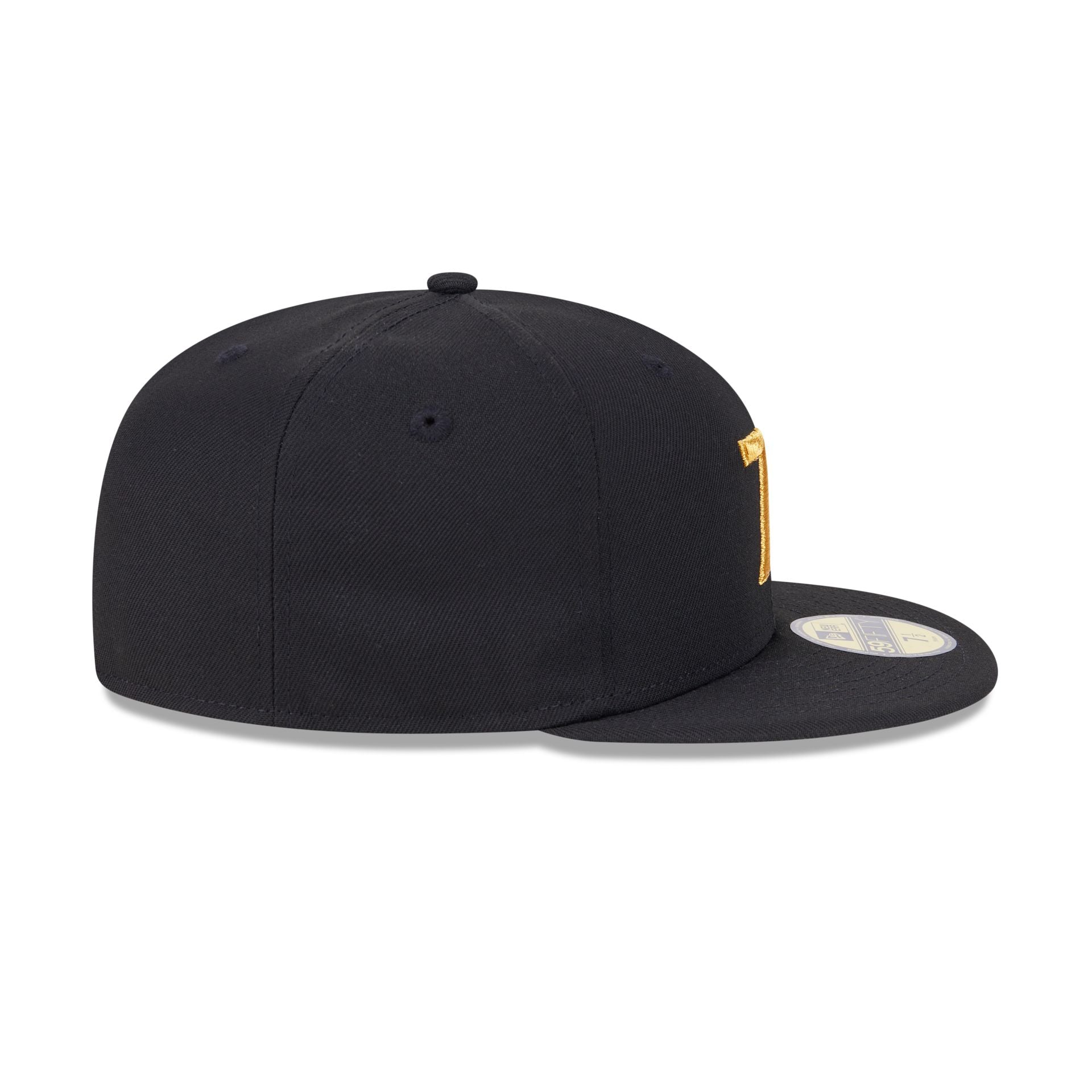 New Era Cap Signature Size 7 1/2 Black 59FIFTY Fitted Hat