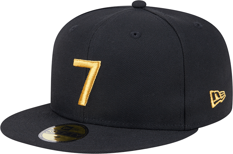 New Era Cap Signature Size 7 Black 59FIFTY Fitted