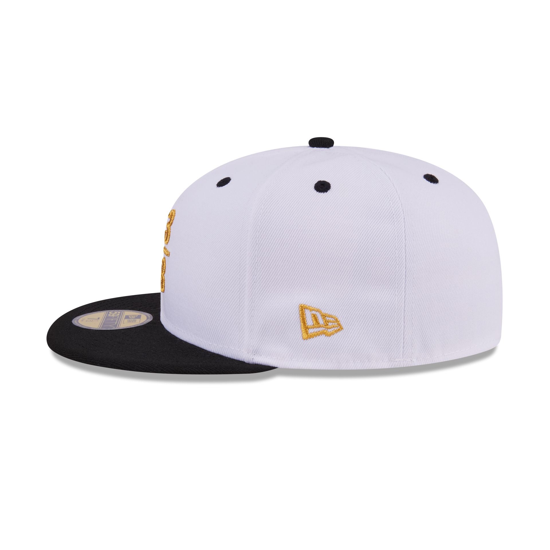 New Era Cap Signature Size 7 3/8 White 59FIFTY Fitted Hat