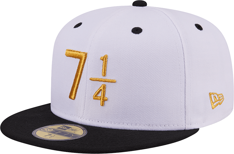 New Era Cap Signature Size 7 1/4 White 59FIFTY Fitted