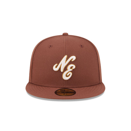 New Era Cap 70th Anniversary Brown 59FIFTY Fitted Hat