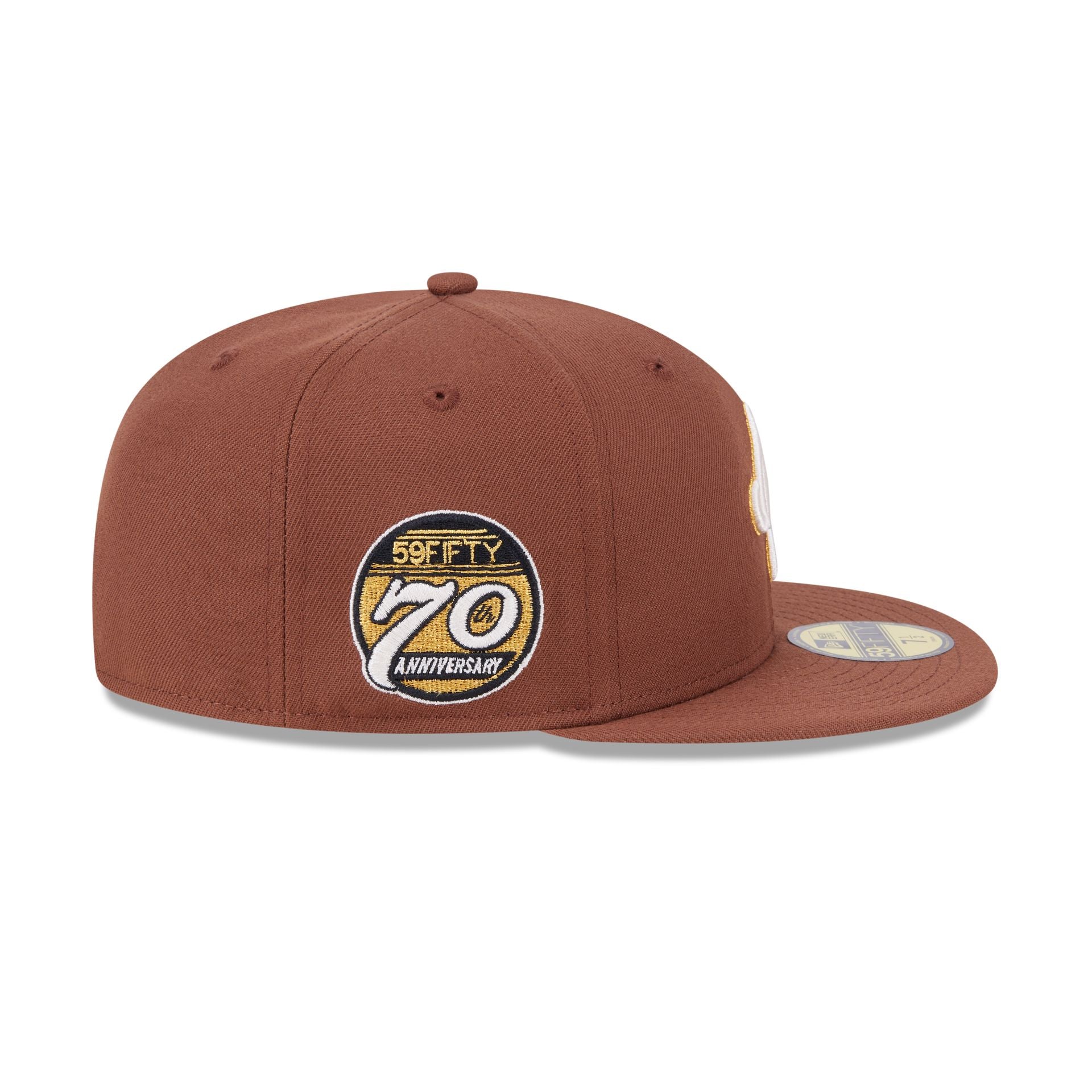 New Era Cap 70th Anniversary Brown 59FIFTY Fitted Hat