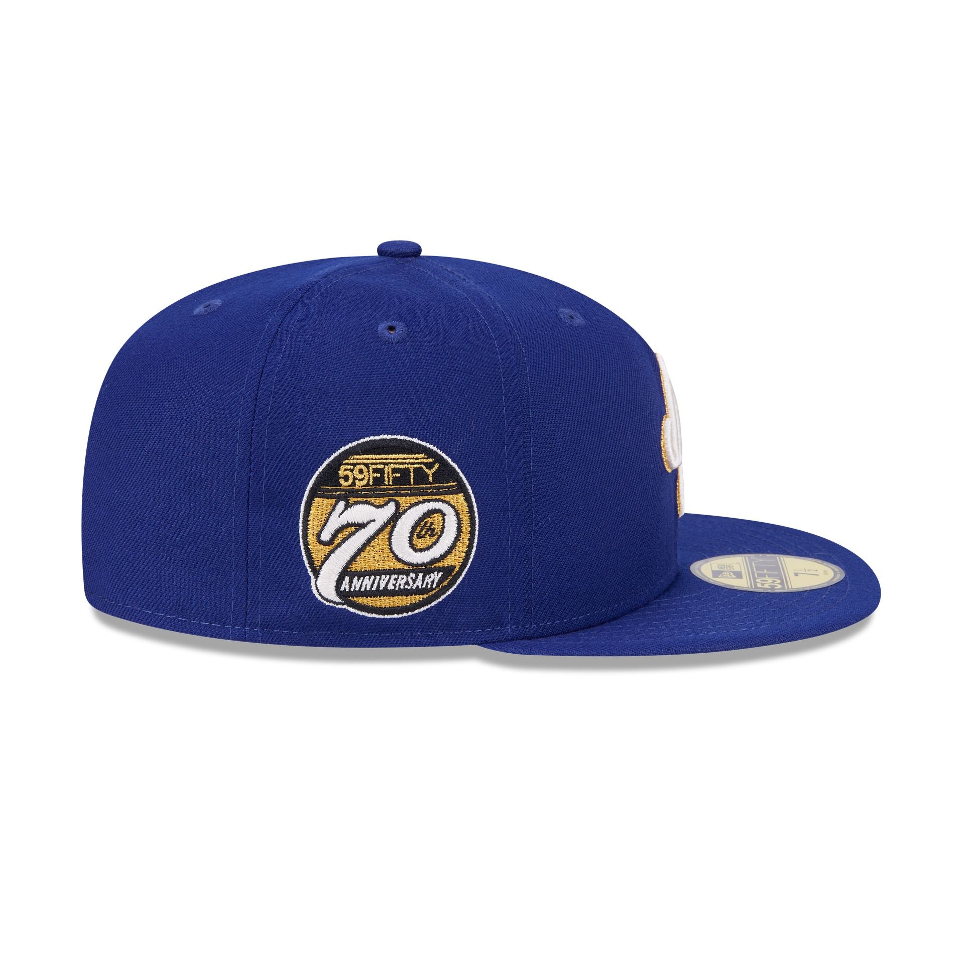 New Era Cap 70th Anniversary Blue 59FIFTY Fitted Hat