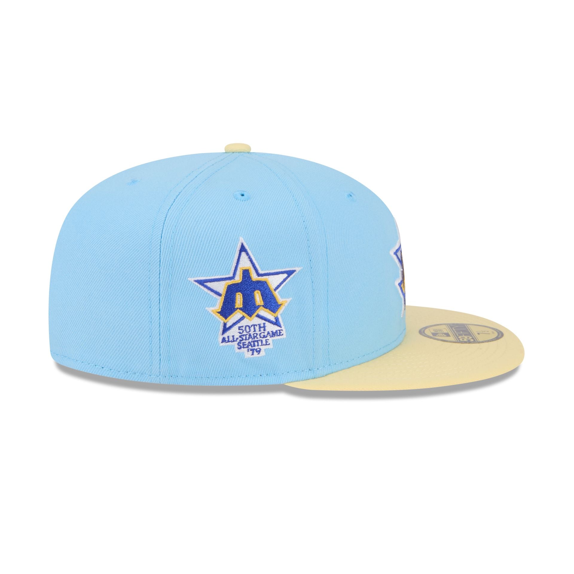 Seattle Mariners Capzboise Icy Blue White Corduroy 7 5/8 shops New Era Cap Pro Image