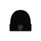 AS Roma Black Cuff Knit Hat