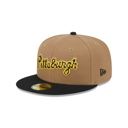 Pittsburgh Pirates Classic 8-Bit Wordmark 59FIFTY Fitted Hat