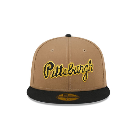 Pittsburgh Pirates Classic 8-Bit Wordmark 59FIFTY Fitted Hat