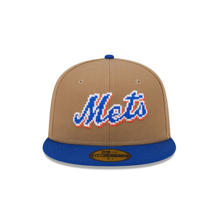 New York Mets Classic 8-Bit Wordmark 59FIFTY Fitted Hat