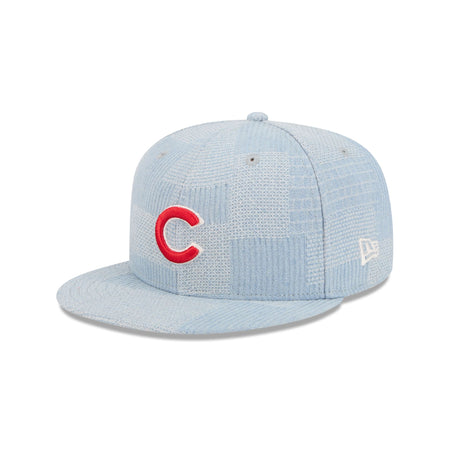 Chicago Cubs Denim Patchwork 9FIFTY Snapback Hat