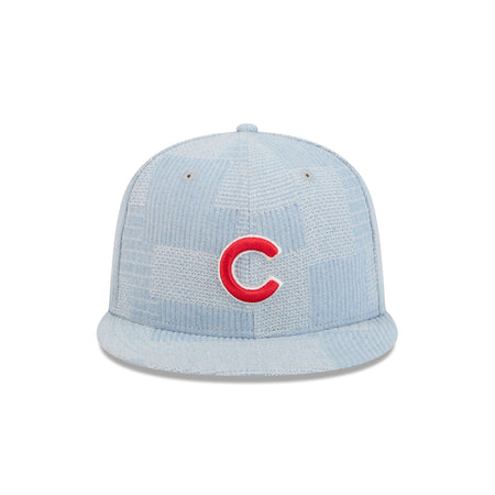 Chicago Cubs Denim Patchwork 9FIFTY Snapback Hat