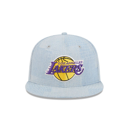 Los Angeles Lakers Denim Patchwork 9FIFTY Snapback Hat