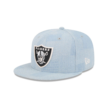 Las Vegas Raiders Denim Patchwork 9FIFTY Snapback Hat