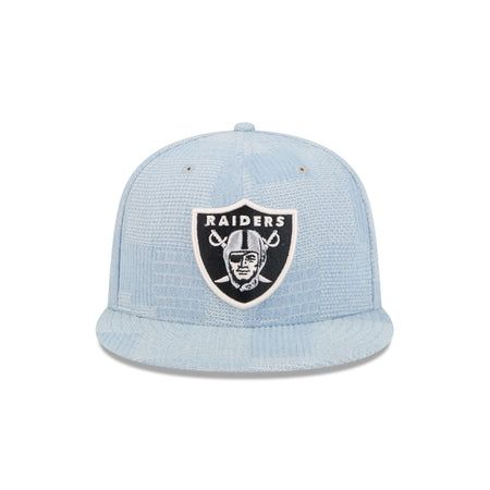 Las Vegas Raiders Denim Patchwork 9FIFTY Snapback Hat