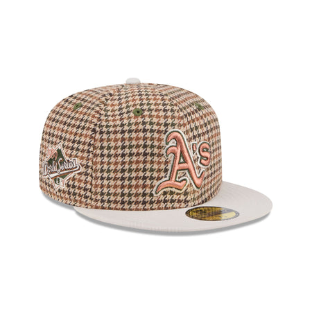 Oakland Athletics Houndstooth 59FIFTY Fitted Hat