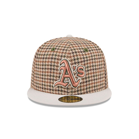 Oakland Athletics Houndstooth 59FIFTY Fitted Hat