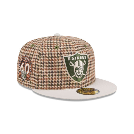 Las Vegas Raiders Houndstooth 59FIFTY Fitted Hat