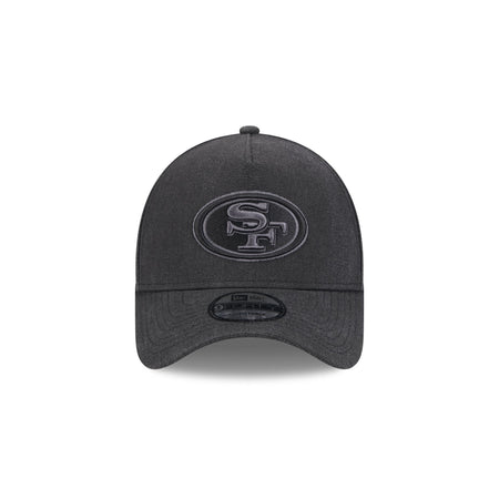 San Francisco 49ers Logo Essentials Black 9FORTY A-Frame Snapback Hat