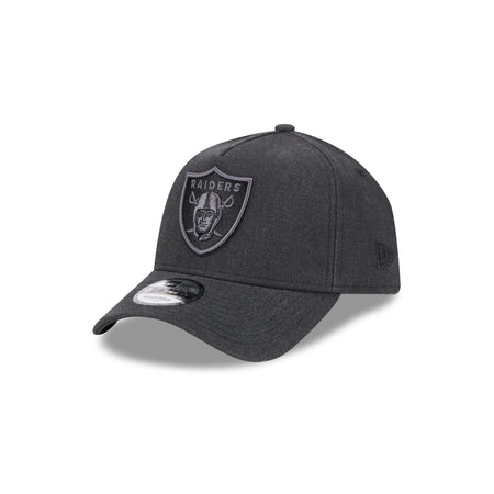 Las Vegas Raiders Logo Essentials Black 9FORTY A-Frame Snapback Hat