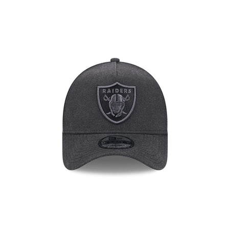 Las Vegas Raiders Logo Essentials Black 9FORTY A-Frame Snapback Hat