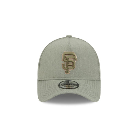 San Francisco Giants Logo Essentials Olive 9FORTY A-Frame Snapback Hat