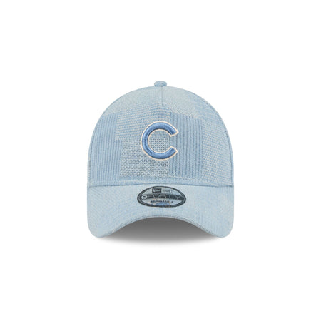 Chicago Cubs Logo Essentials Denim 9FORTY A-Frame Snapback Hat