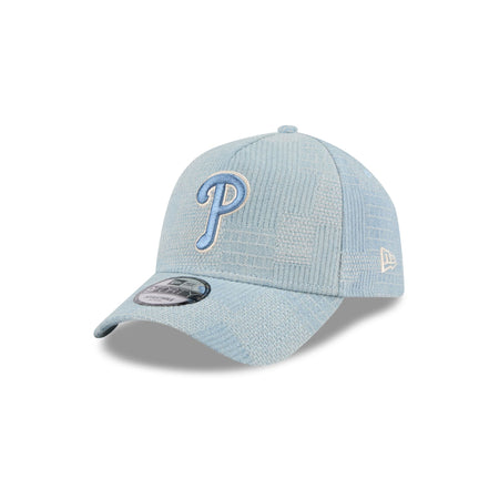 Philadelphia Phillies Logo Essentials Denim 9FORTY A-Frame Snapback Hat