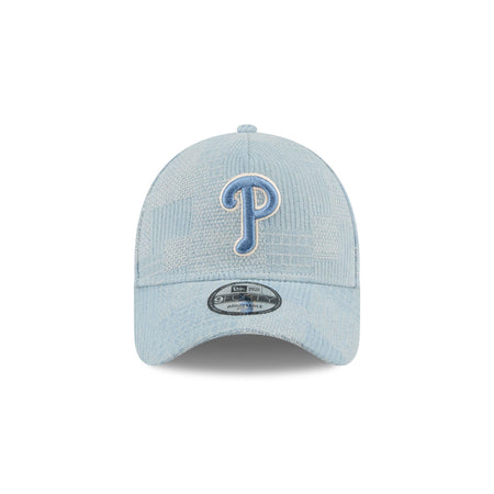 Philadelphia Phillies Logo Essentials Denim 9FORTY A-Frame Snapback Hat