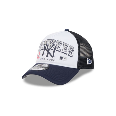 New York Yankees Sport Classics 9FORTY A-Frame Trucker Hat