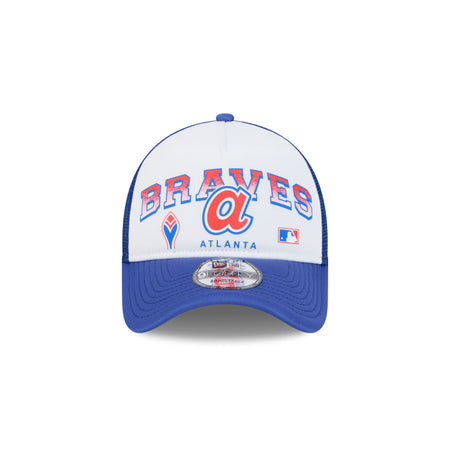 Atlanta Braves Sport Classics 9FORTY A-Frame Trucker Hat