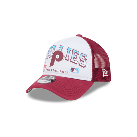 Philadelphia Phillies Sport Classics 9FORTY A-Frame Trucker Hat