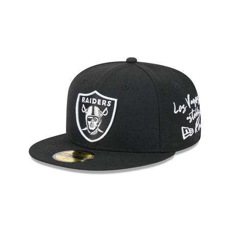 Las Vegas Raiders Team Verbiage 59FIFTY Fitted Hat