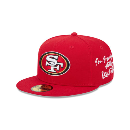 San Francisco 49ers Team Verbiage 59FIFTY Fitted Hat