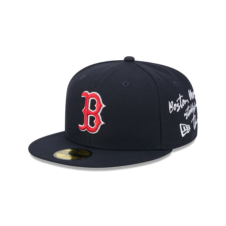 Boston Red Sox Team Verbiage 59FIFTY Fitted Hat